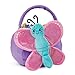 Personalized Planet Pink Wings Butterfly Halloween Trick or Treat Bucket Bag | Custom Name Embroidered on Plush Candy Basket for Kids | Costume Accessory | Halloween Candy Bag for Girls