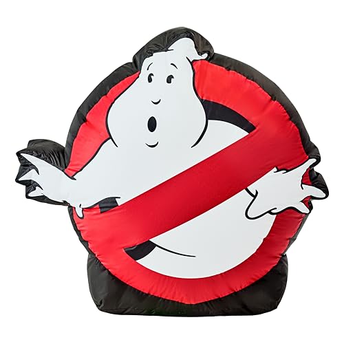 Rubies at Party City Ghostbusters: No Ghosts Lawn Inflatable by Rubies 3 feet