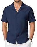 Design: questa camicia presenta un design con colletto in stile cubano, bottoni e dettagli di stampa testurizzati, bilanciando perfettamente gli stili raffinati e casual.