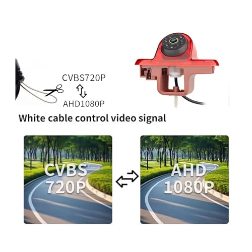 Caméra recul Opel Combo 2001-2011 AHD 1080P pour feu stop - 2