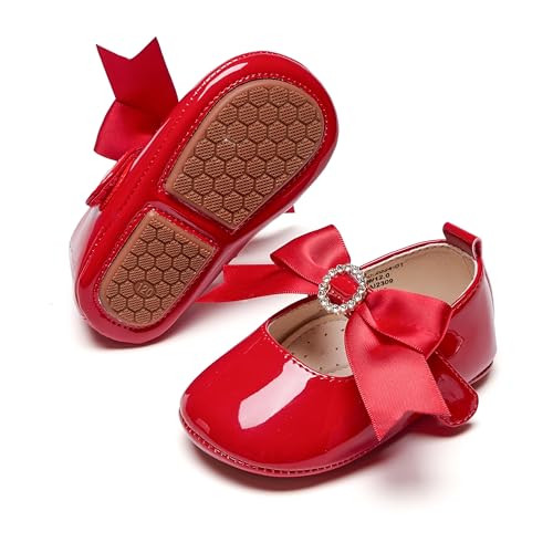 Image of PHIRAMIN Toddler Girl Mary Jane Dress Shoes-Little Girl School Uniform Shoes for Wedding Party