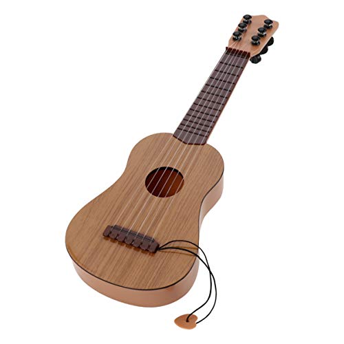 Guitare Jouet Enfants Jouet Guitare 6 Cordes Bébé Guitare Enfants Ukulélé Jouet Rime Développement Instrument Musical Instrument Éducatif Jouet pour Tout- Petit Apprentissage Music