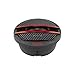 DS18 TX1R Tweeter X1 1.38-inch 200 Watts Max Pei Dome Ferrite Tweeters with Mounting Kit Angle, Flush, & Surface - Set of 2 (Black/Red)