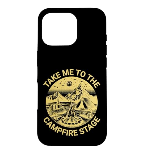 Fun Folk Music Camping Trip Take Me To The Campfire Stage �X�}�z�P�[�X iPhone 16 Pro �p