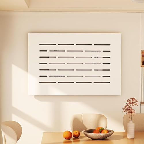 Wall-Mounted Breaker Box Cover - Decorative Fuse Box Cabinet, Yellow, 60x50cm (23.6x19.7in) - Stylish Electrical Panel Hideaway for Living Room & Office