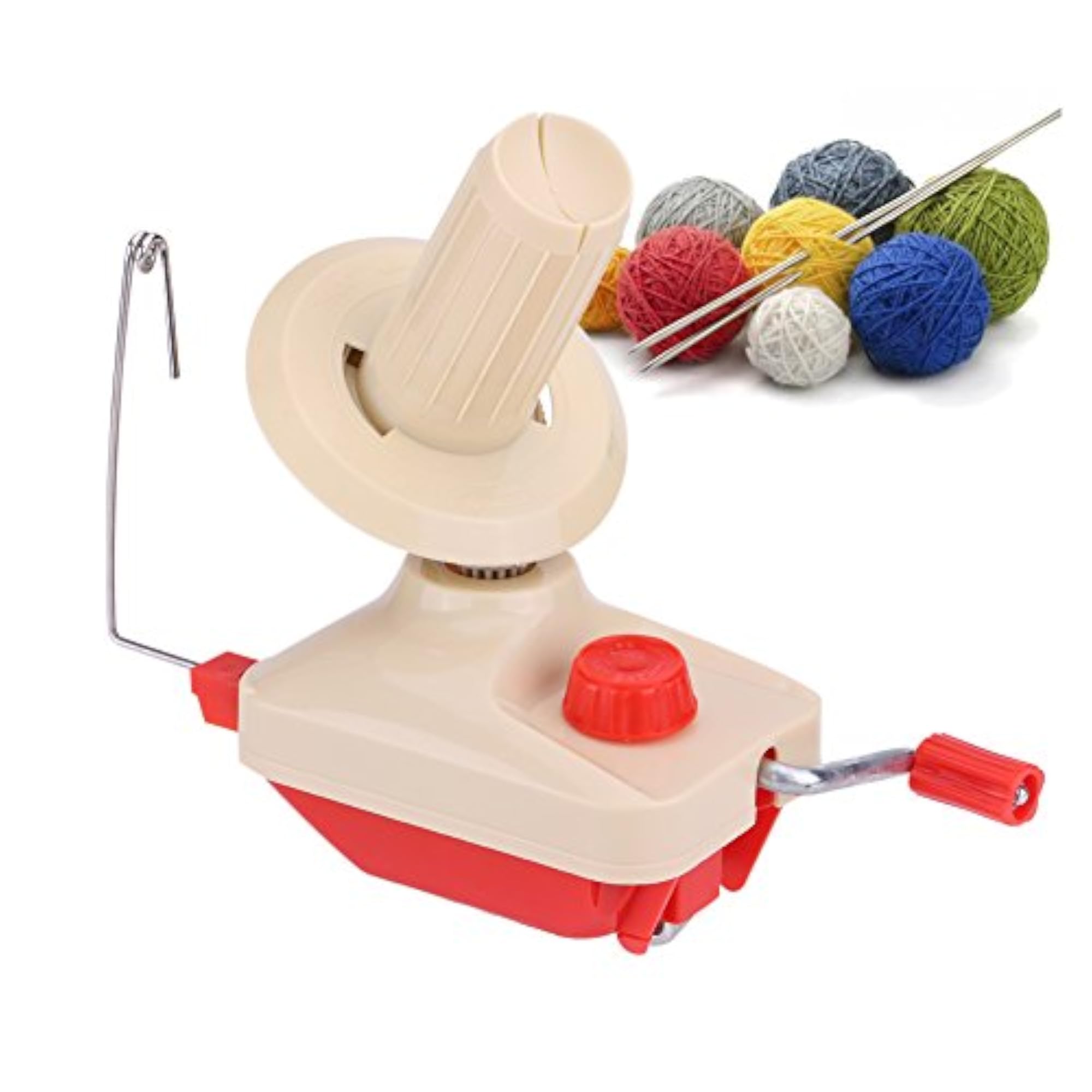 Hand Operated Yarn Ball Winder with Table Clamp