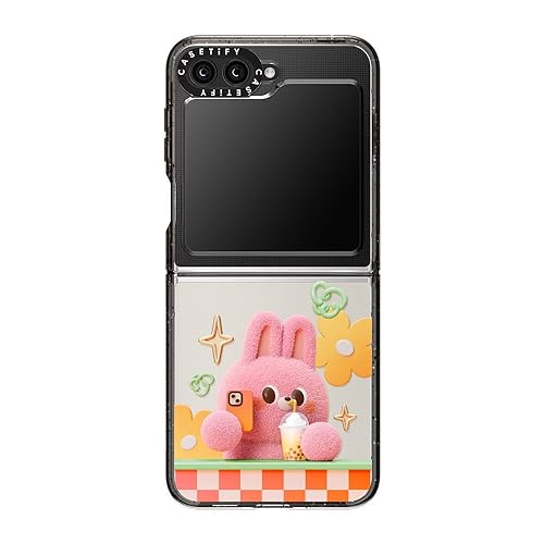 CASETiFY Impact Case for Samsung Galaxy Z Flip 5 - Selfie- Clear Black