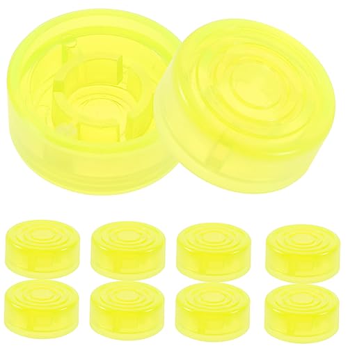 BESTonZON 10pcs Guitar Footswitch Cap Guitar Pedal Footswitch Toer Plastic Guitar Effect Caps Guitar Accessories
