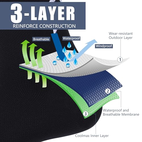 Waterproof Socks Neoprene Unisex Breathable Outdoor Sports Hiking Fishing Wading Crew/Ankle Socks4