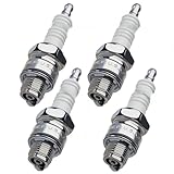 Replacement for Champion 4 Pack of Standard Spark Plugs - QC12PEPB-4PK