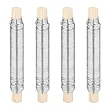 ❀[Corte libre] El alambre de amarre para jardín es maleable y flexible para cortar libremente con tijeras según lo necesite, con colores brillantes, buena adherencia y superficies planas, capaz de evitar que la pintura y la capa posterior se caigan.