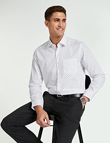 Image of Diverse Men's Cotton Printed Full Sleeve Regular Formal Shirt