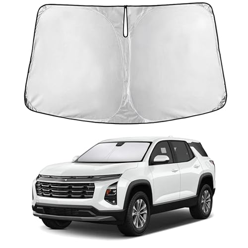 Image of EcoNour Windshield Sunshade Compatible for Chevrolet Equinox 2025 2026, Sun Visor for Front Windshield & Window Sun Shade Cover, UV Heat Blocker & Protector, Car Accessories