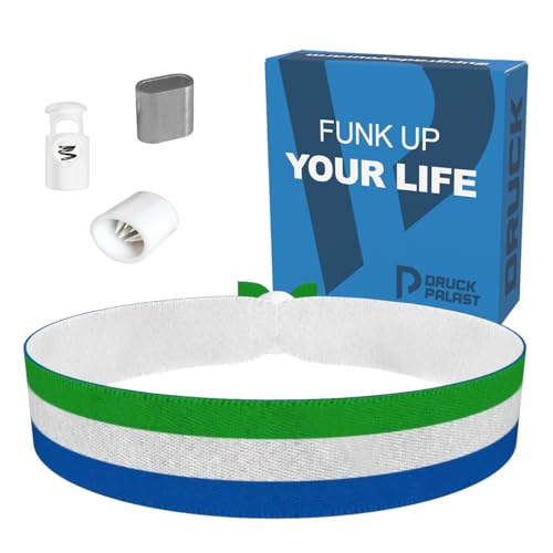 Sierra Leone Flagge Stoffarmband - Wasserfestes Unisex Armband - Modisches Accessoire für Sportevents - Geschenkideen für Fans - Sierra Leone Merchandise - Festivalarmband - Nationalstolz