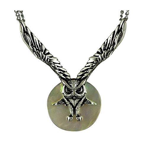 Collier hibou et lune avec pendentif de clairvoyance spirituelle Lammas