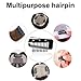 12 PCS Chunni Clips,Dupatta Clips,Chunni Clips with Safety Pin,Chunni Grips,Wig Clips,Dupatta Clips with Safety Pins,Chuni Clips with Safety Pin,Easy To Use Chunni Dupatta Clips with Safety Pins