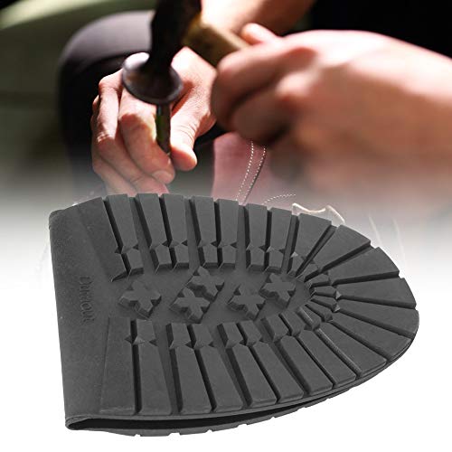 Suela de Goma Reemplazo Antideslizante para Zapatos Negros miniatura 4
