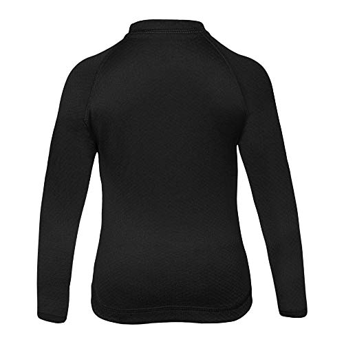 Curtlo Thermoskin Camisa Segunda Pele Infantil, Preto, 8