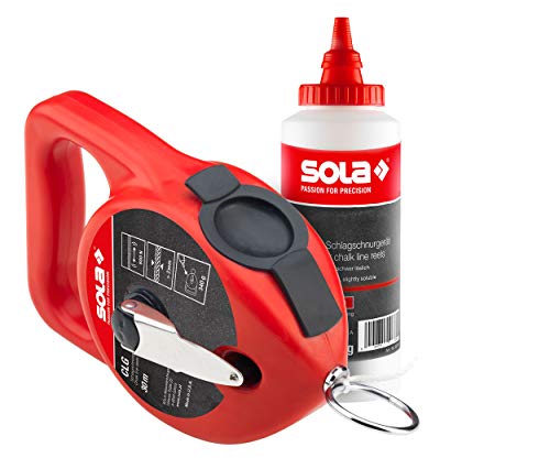 Sola CLG Schlagschnur Set ROT I Schlagschnur mit Kreide im...