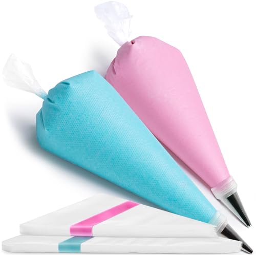 manga pastelera EcoEarth Piping Bags (41 cm, paquete de 100) para decorar pasteles, glaseado de cupcakes y galletas