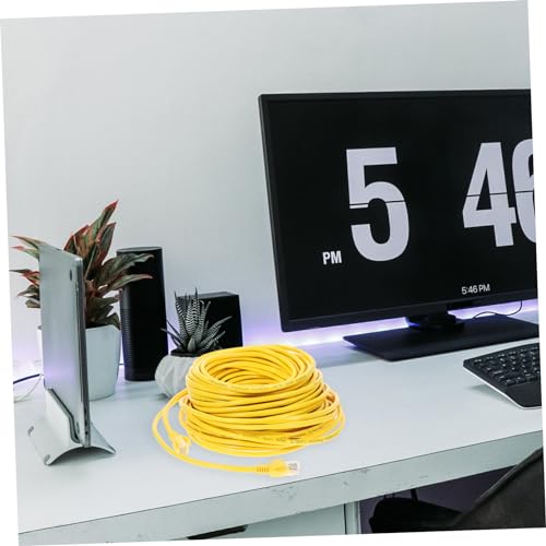 Cable Ethernet Cat5e de 20 m para redes de alta velocidad miniatura 4