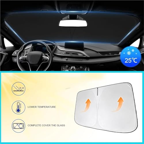 Parasol parabrisas delantero coche protector plegable bloqueador UV 5