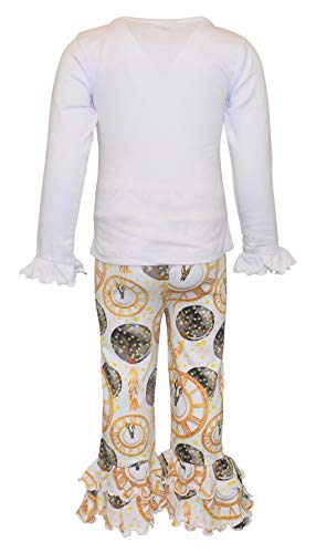 Image of Unique Baby Long Sleeve with Ruffle Leggings for Girls Kids Toddler Clothing Set Outfit