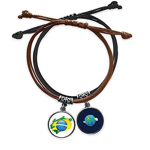 Pulsera de cuero de Brasil para lucir en festivales y viajes