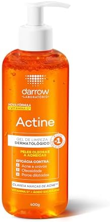 Darrow Actine Gel de Limpeza Dermatológico Facial com Ácido Salic...