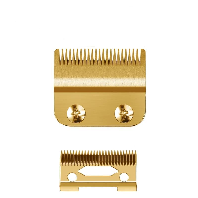 FX8010B Gold Replacement Blades Compatible with BaBylissPRO Barberology Trimmer Clipper Blades Ultra Precise FX870/FXF880/FX810/FX825/FX673N