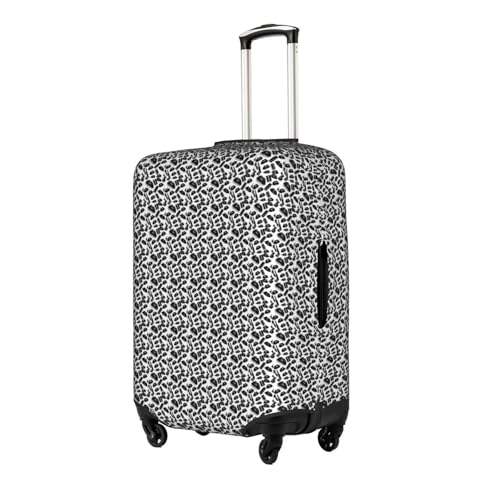 Cool Black Lipstick Lips print Anti-scratch Luggage Cover, Luggage Protective Case, Washable Luggage Cover2