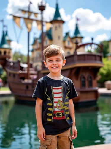 Camiseta pirata juvenil para niños y niñas miniatura 3