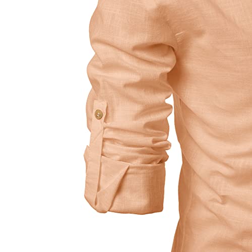 Image of Cotton 4 Button Kurta For Men