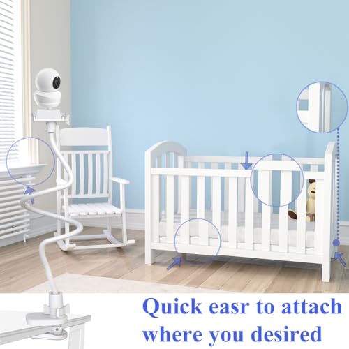 Support de moniteur pour babysense flexible fixation lit de bébé - 3