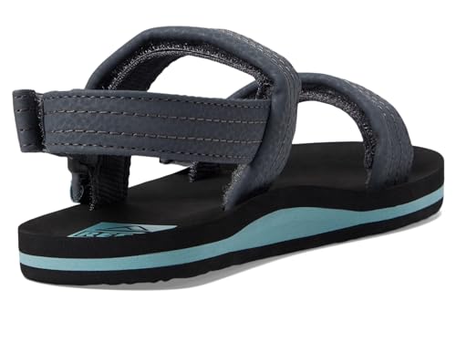 Reef Kids' Ahi Convertible Sandal, Water Friendly, Adjustable Strap, Grey/Aquifer, 1 - image 6