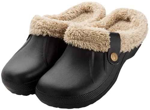 Winter Clogs Mit Fell - Rutschfeste Hausschuhe Für Damen & Herren