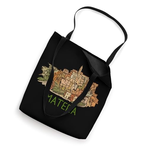 Matera Italy Travel Souvenir Gift Historic City Landmark Tote Bag miniatura 2