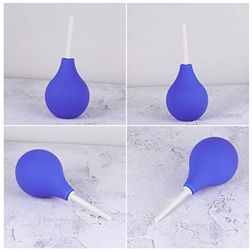 Amosfun — Ducha de silicone anal limpa de ponta lisa macia Vaginal Ducha para homens e mulheres, saú