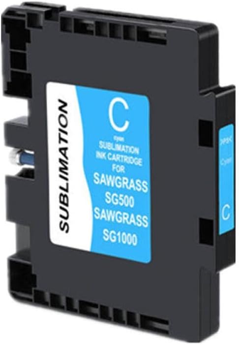 Compatible Ink Cartridge with Chip for Sublimation Ink Compatible with SG500 SG1000(Yellow)