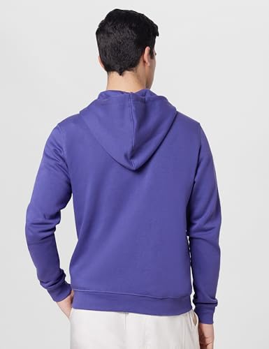 Image of Nobero Classic Zipper Hoodie for Men | Zip Up Hoodies for Men | Regular Fit | Full Zip Closure | Drawstring Hood | Zipped Hooded Sweatshirt | Cotton Rich Zipper Fleece Hoodie