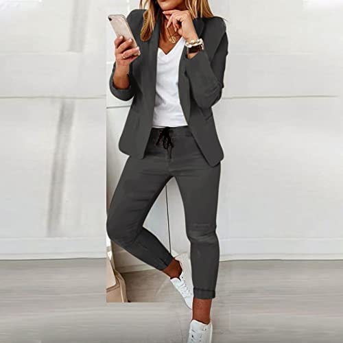 Traje de dos piezas para mujer de corte ajustado que estiliza tu figura profesional con comodidad 5