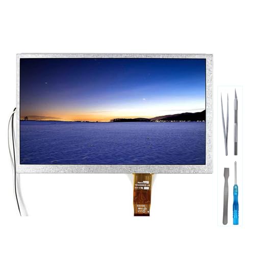 LCD Screen for 7.0 Inch 480RGB (H) X234 (V) HSD070I651 F00 LCD Display Module Replacement with Tools