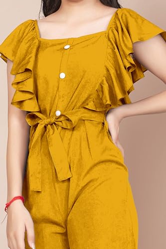 Image of Jwalin Girl's A-Line long Jumpsuit