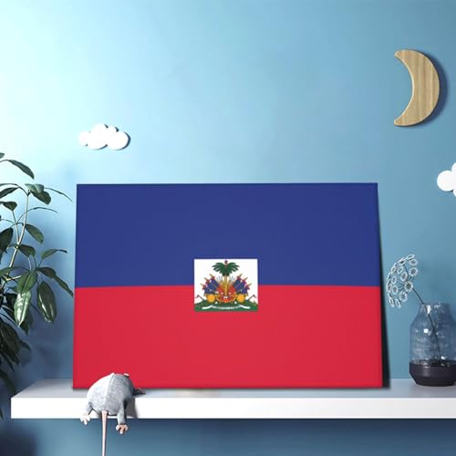 Drapeau haïtien image déco pour raviver un mur blanc de salon
