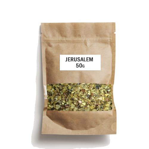 Incienso Litúrgico de Jerusalem | Resina Natural para Ritual, Meditación y Purificación Espiritual | Bolsa Termosellada