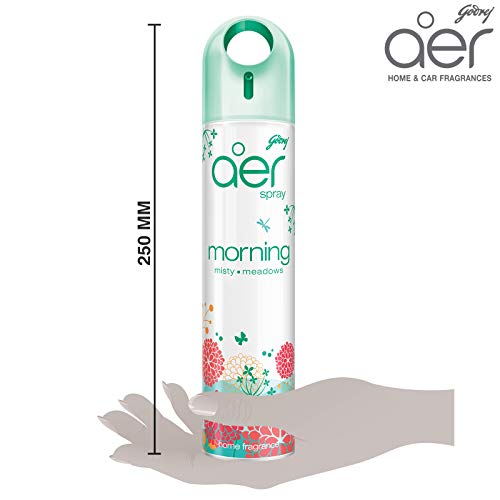 Godrej aer spray, Air Freshener for Home & Office - Morning Misty Meadows | Long-Lasting Fragrance (240 ml)