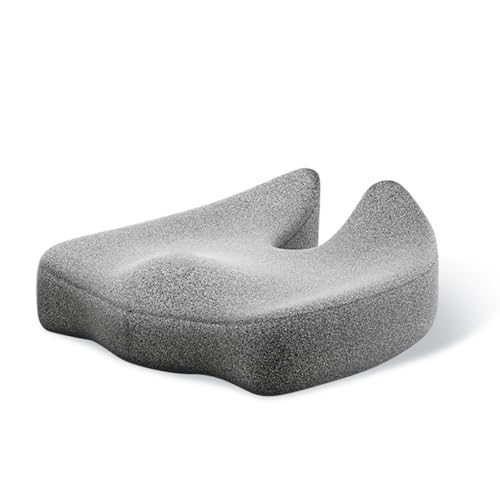 WELLGIVER Ultimate Pro Memory Foam Seat Cushion for Hip, Tailbone & Sciatica Pain Relief | Ergonomic Contoured Design | Pure Memory Foam Support for Office, Home & Car Chairs | Up to 100 Kg Capacity