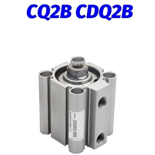 Cilindro compacto CDQ2B32-20DZ SMC compatible de doble efecto con carrera de 20mm 2