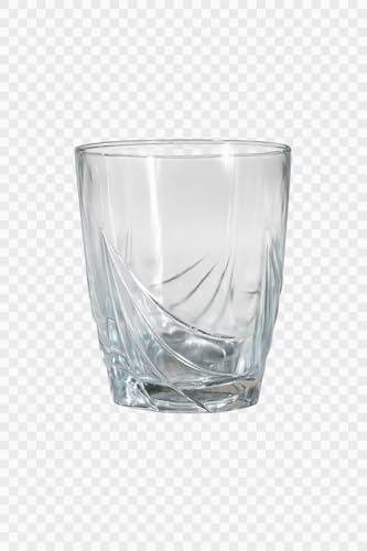 Image of Clear Glass Drinking Glasses Set for Water, Juice, Beverages, Set of 6 (Juice-BB)
