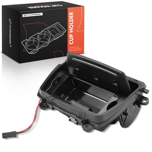 Portavasos negro compatible con BMW para consola central miniatura 1